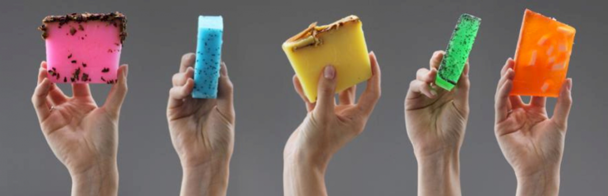 Sliced Handcrafted Soaps 1.3kg - 13pcs
