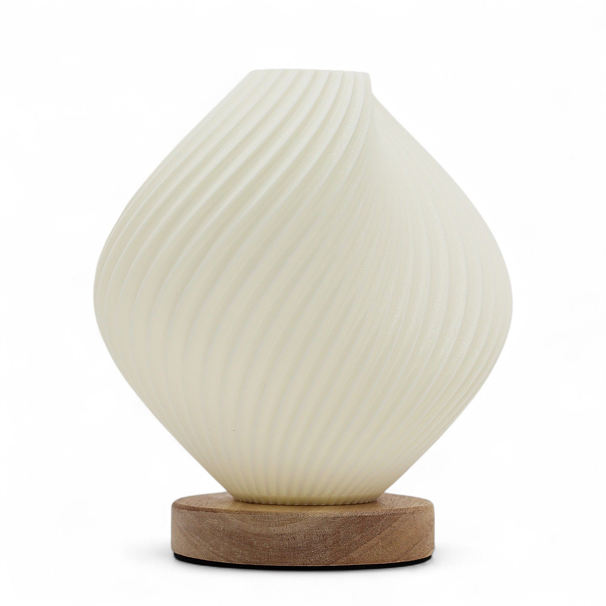 Shell Twisted Lamp - USB Powered - 3 Brightness Settings - Organic Design