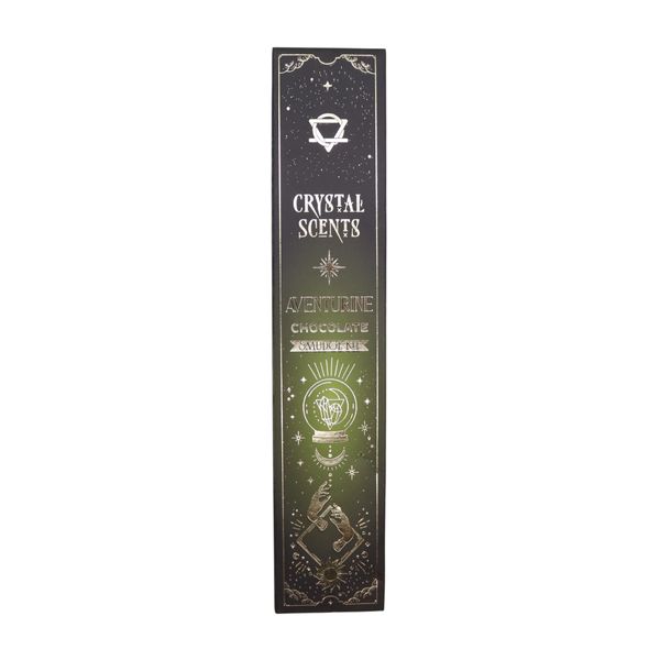 Aventurine Crystal Scents Smudge Incense - Chocolate