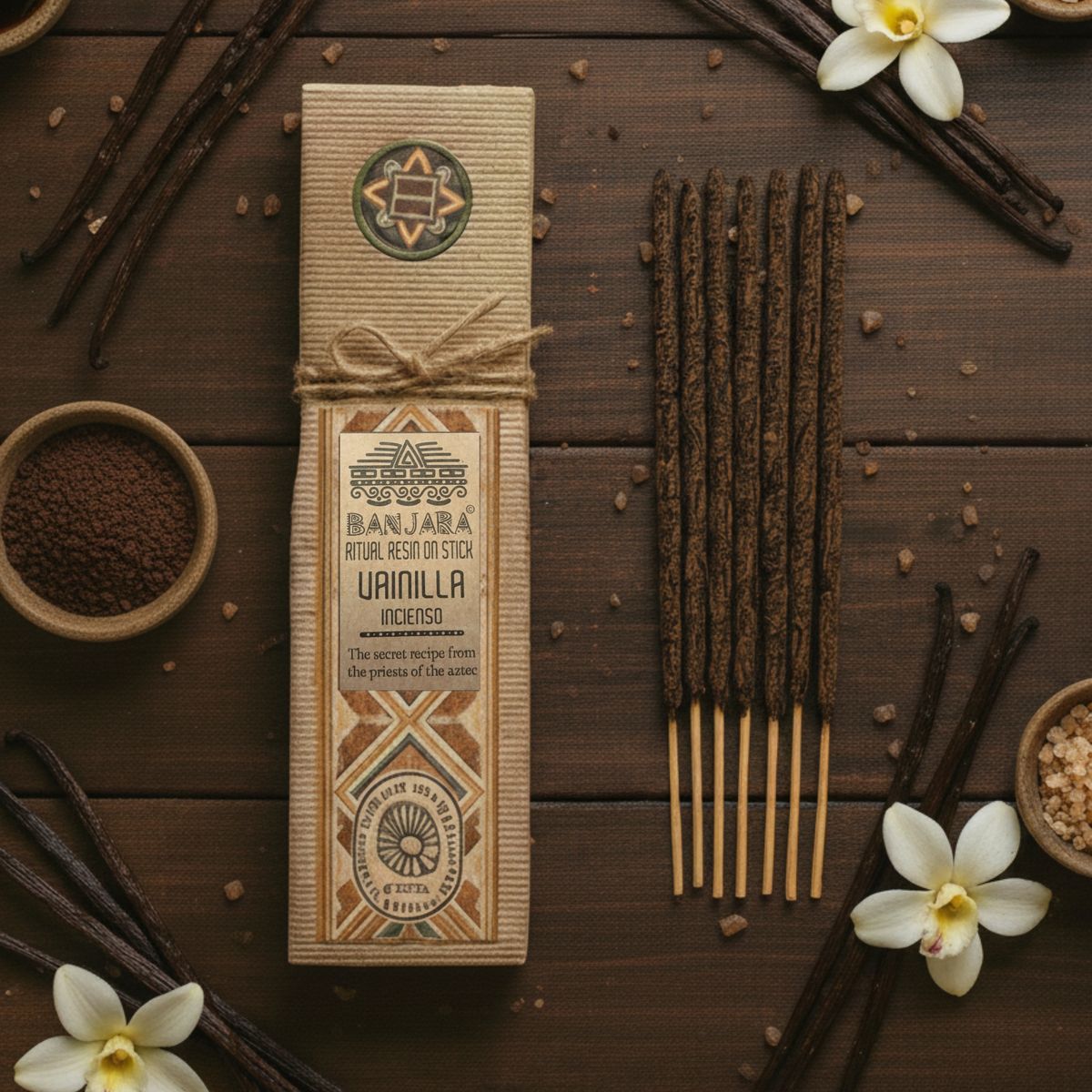 Resina ritual em bastão - baunilha