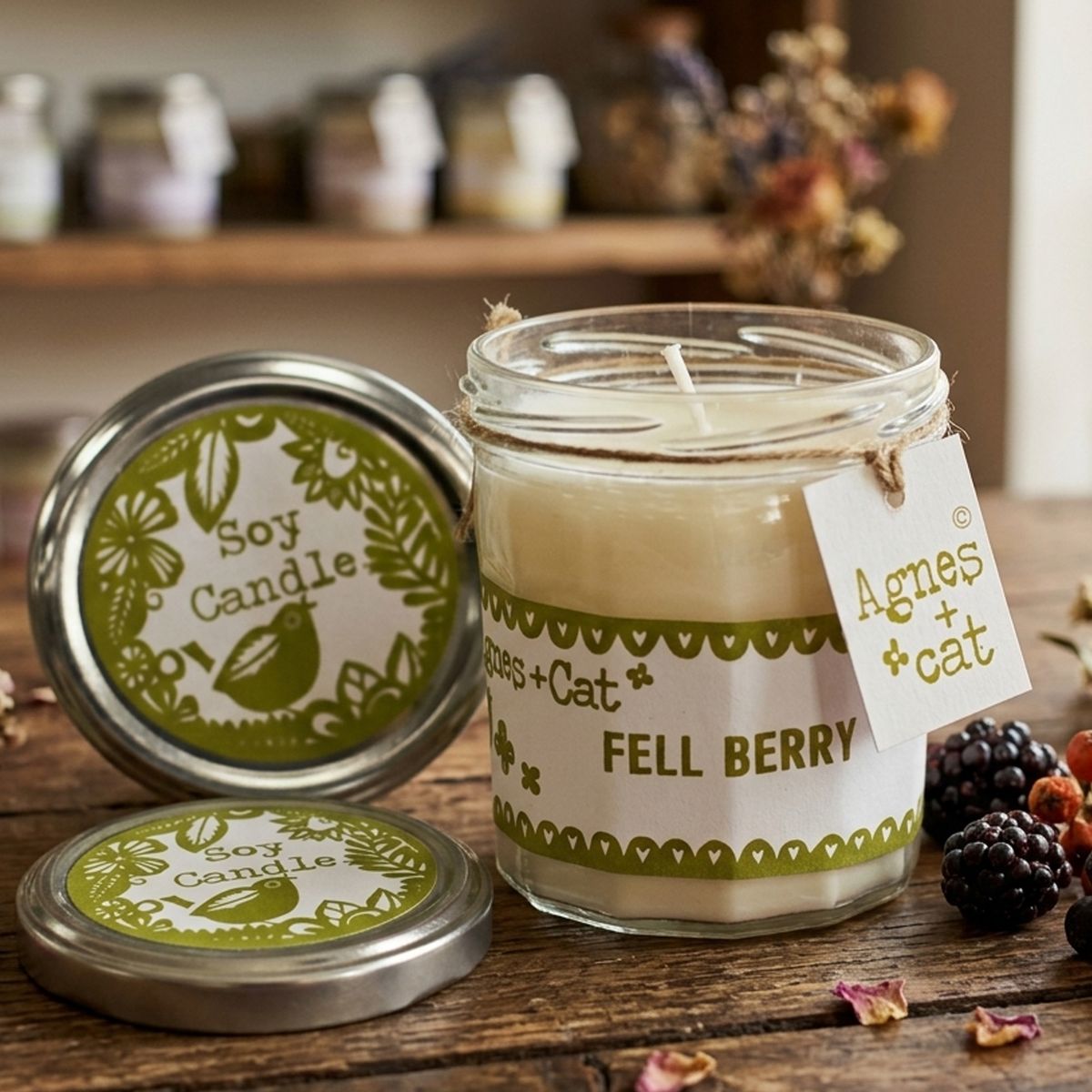 Soy Wax Jam Jar Candles 220ml