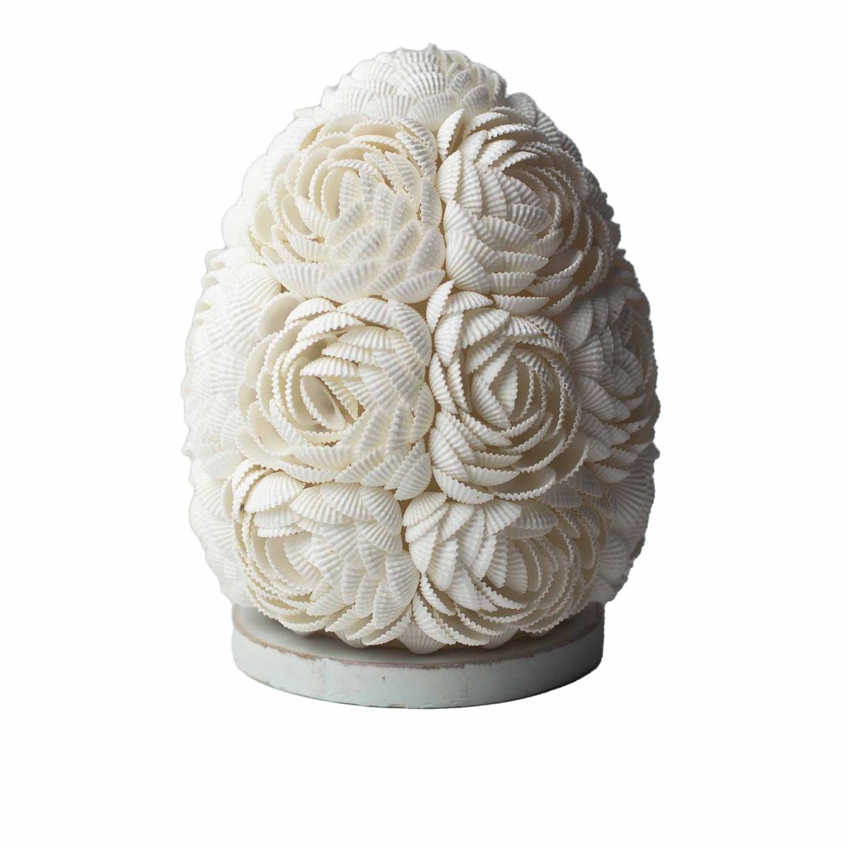 Candeeiro Boho Sea Shell - Rosa Oval - 15 cm