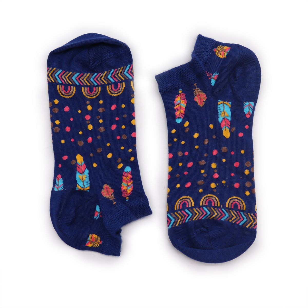 Meias curtas de bambu Hop Hare S/M (36-40) - Penas da Índia