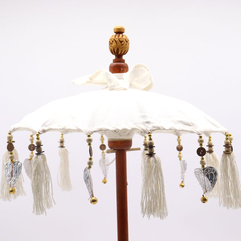 Décoration Maison - Parasol Bali - Toile - Naturel - 40cm