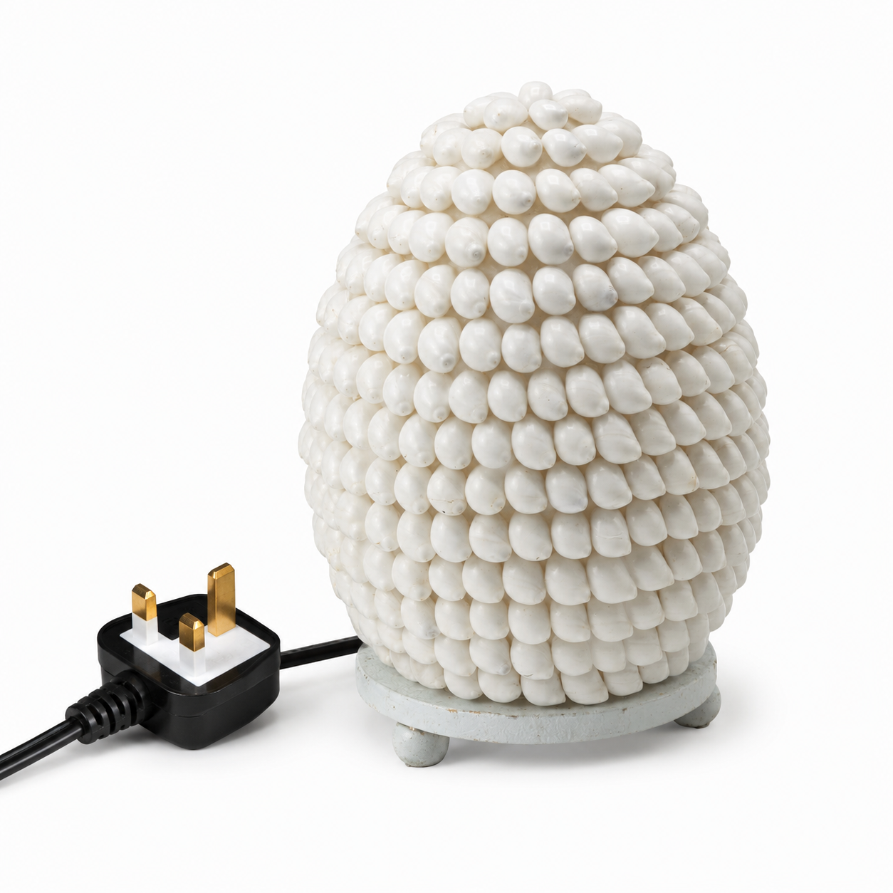 Boho Sea Shell Lamp - Buting Shell Oval - 15cm (UK)