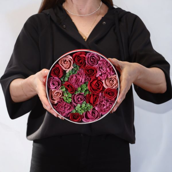 Boîte Ronde - Roses Vintages
