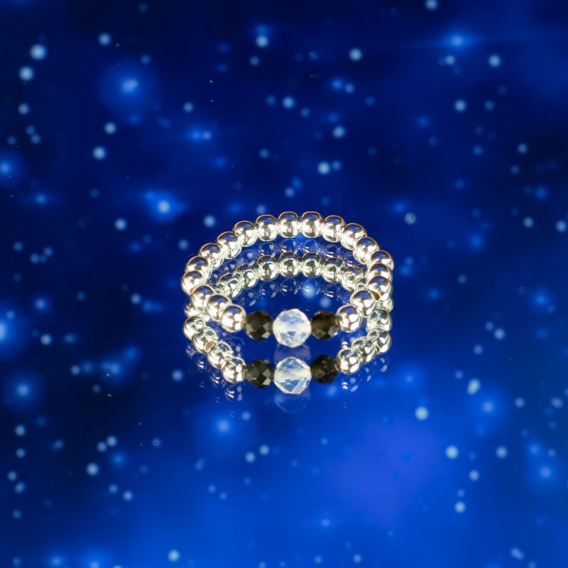 Ring Sets Nymph Spirit Gemstone - Northern Lights