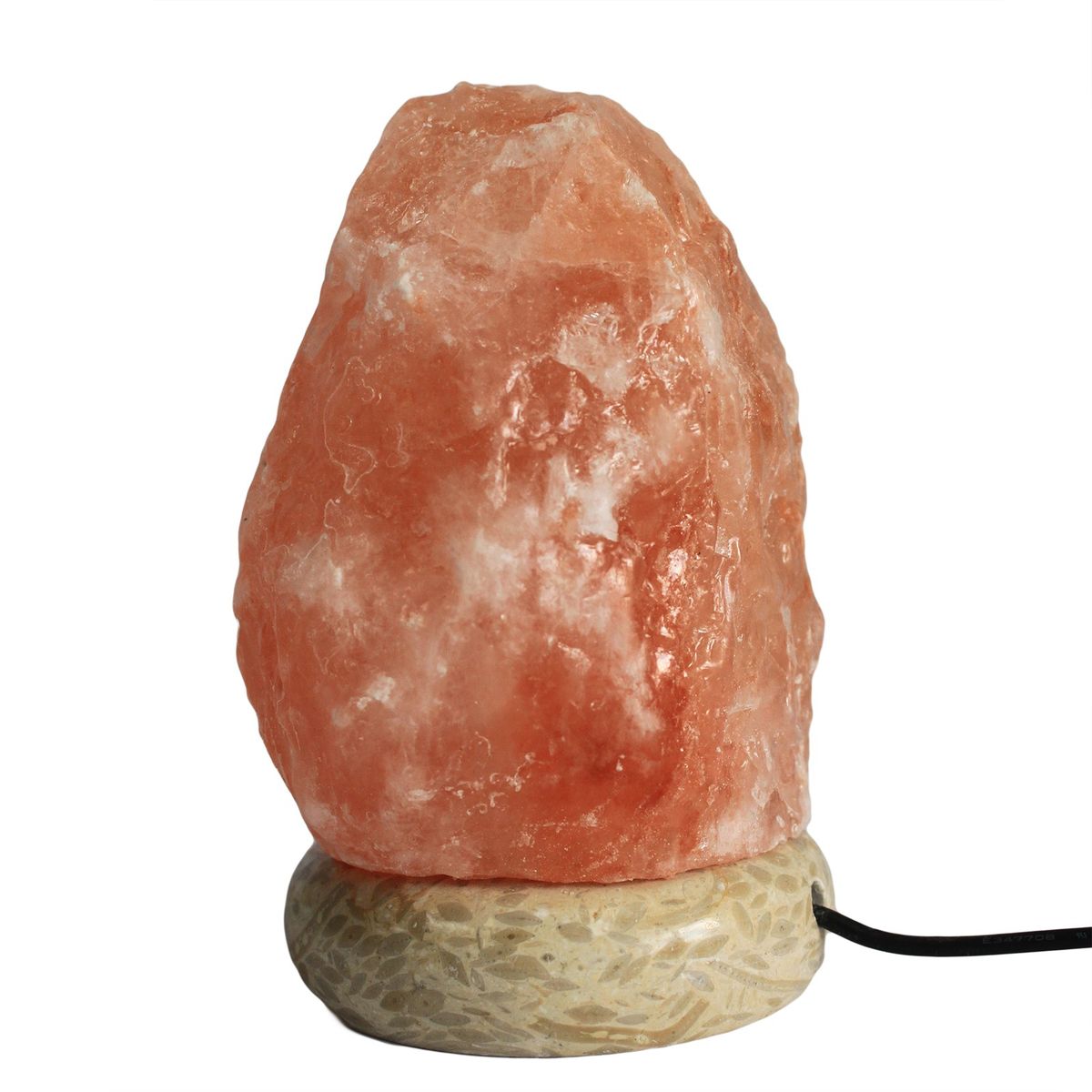 Lâmpada de sal natural USB de qualidade - 11,5 cm (multicolorida)