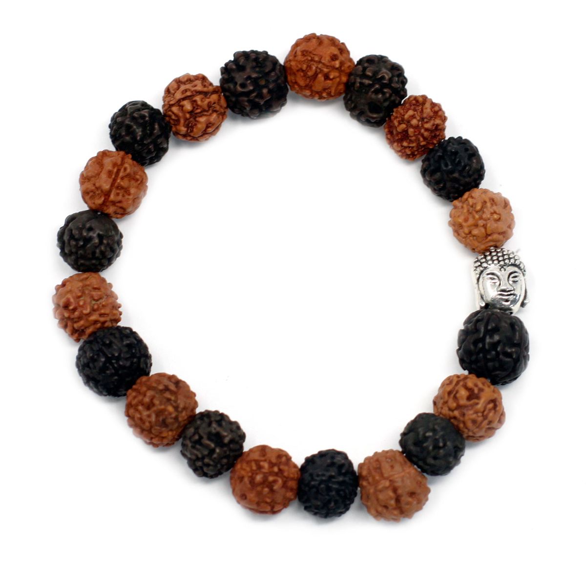 Pulseira Rudraksha de Buda Japa Mala - Misto