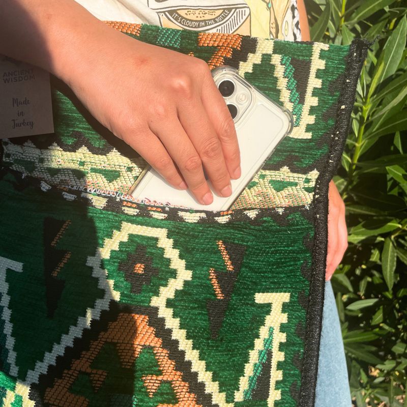 Sac Kilim - Vert