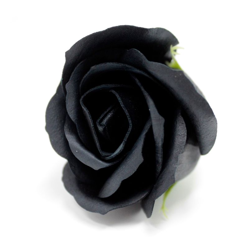 Roses de Savon  pour Bouquet- Medium/Noir