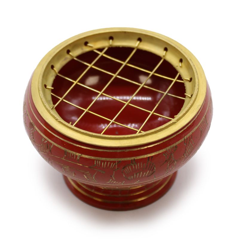 Grand brûleur à charbon pour encens Chakra – Sacré