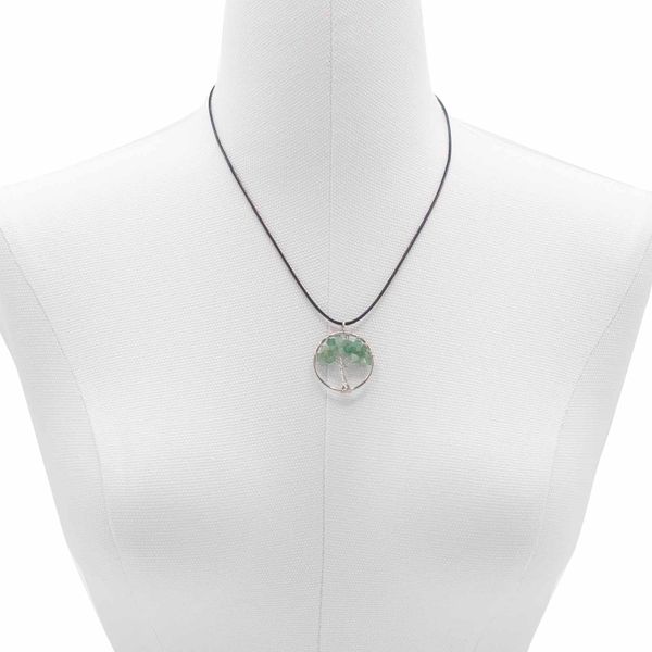 Tree of Life Pendant - Jade