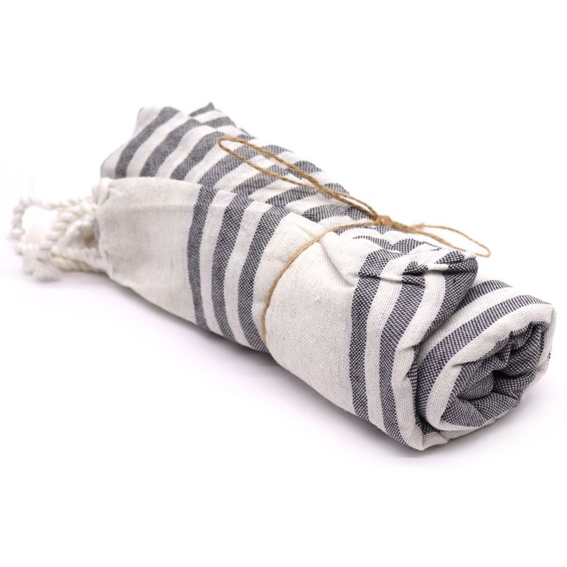 Serviette de Hammam Spa - Charbon - 90x170cm