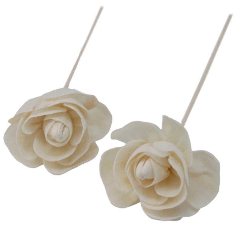 Diffuseurs Naturels Fleurs - Rose Sur Bâtonnets