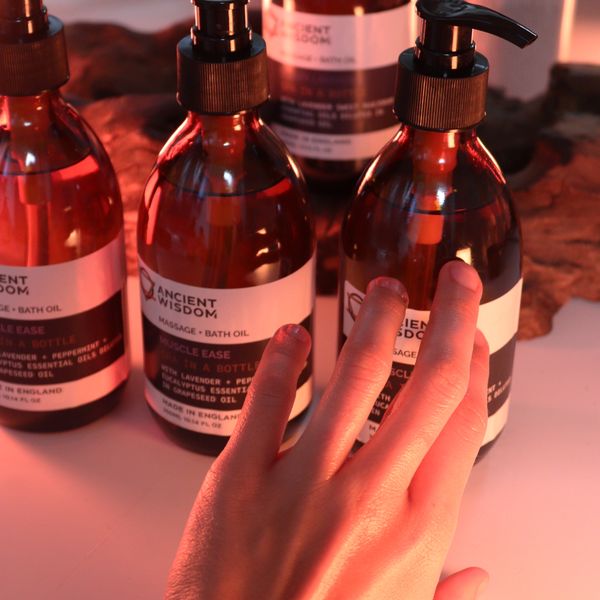 Huile de Massage et Bain Aromathérapie - Détente des Muscles