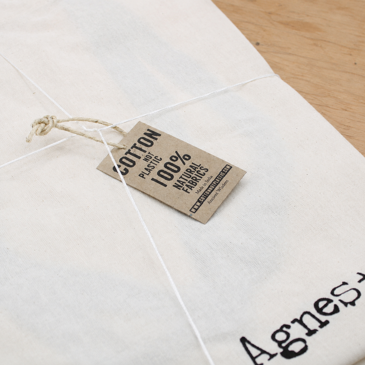 Agnes + Cat Cotton Tote Bags