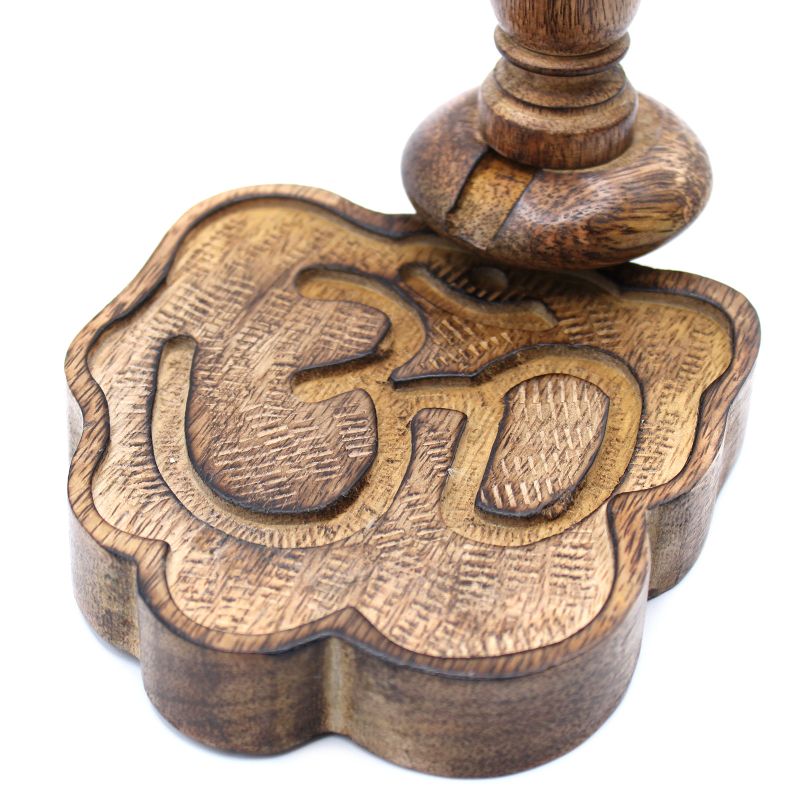 Petit Brûleur à reflux en bois de manguier - Om