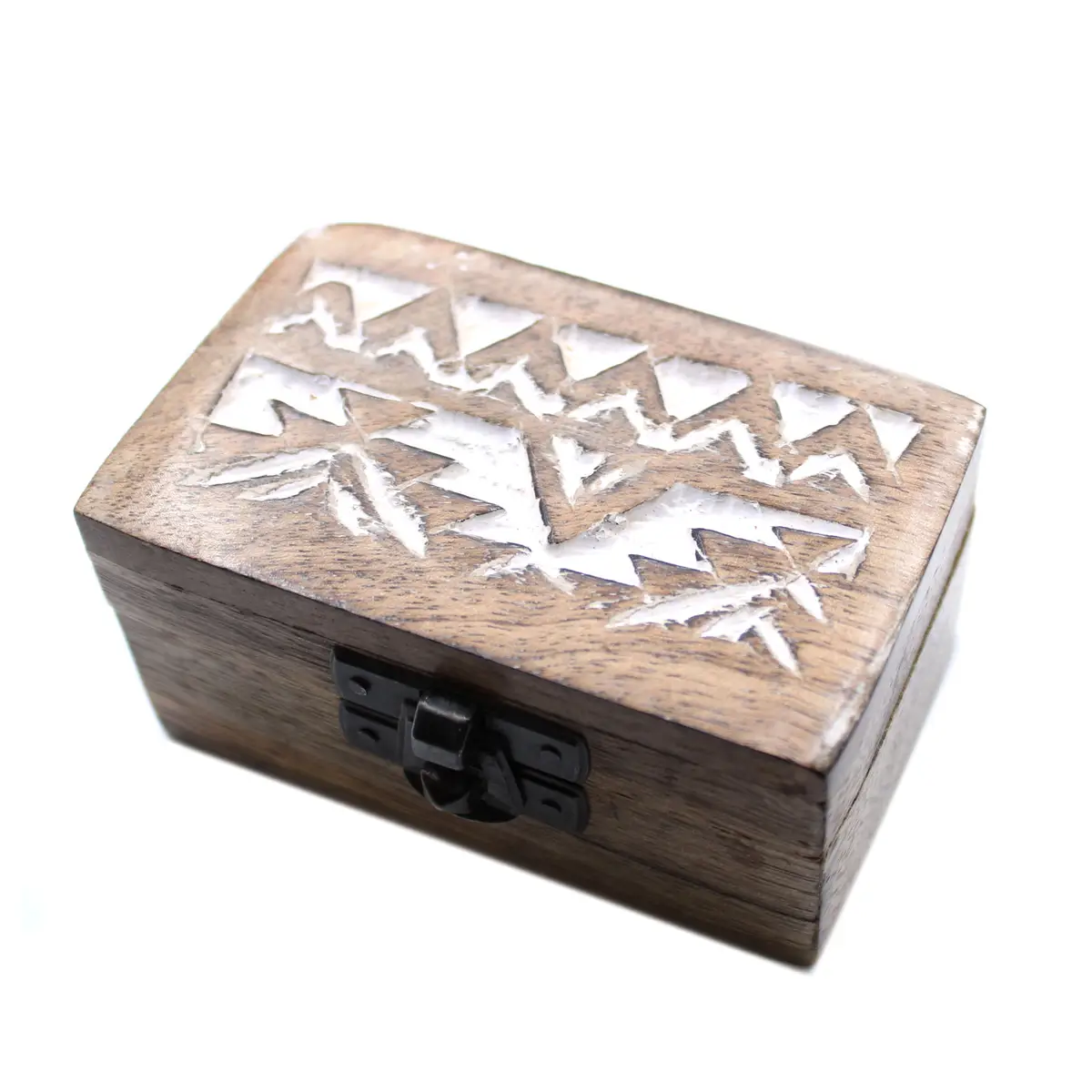White Washed Wooden Box - Pill Box Slavic Design — Apothecary · GlowDuty apothecary