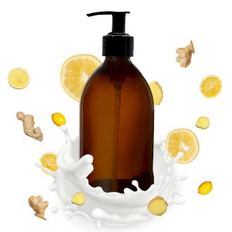 Lotion Gingembre & Orange 300ml - Sans étiquettes