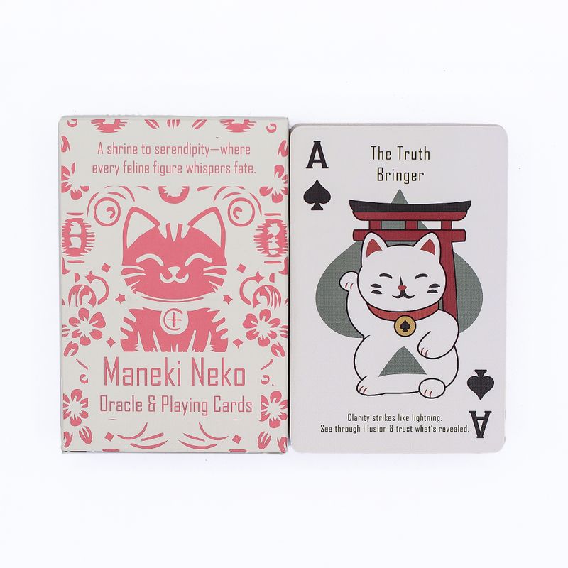 Lyckokatter Spel- & Orakelkort – Maneki Neko Lek