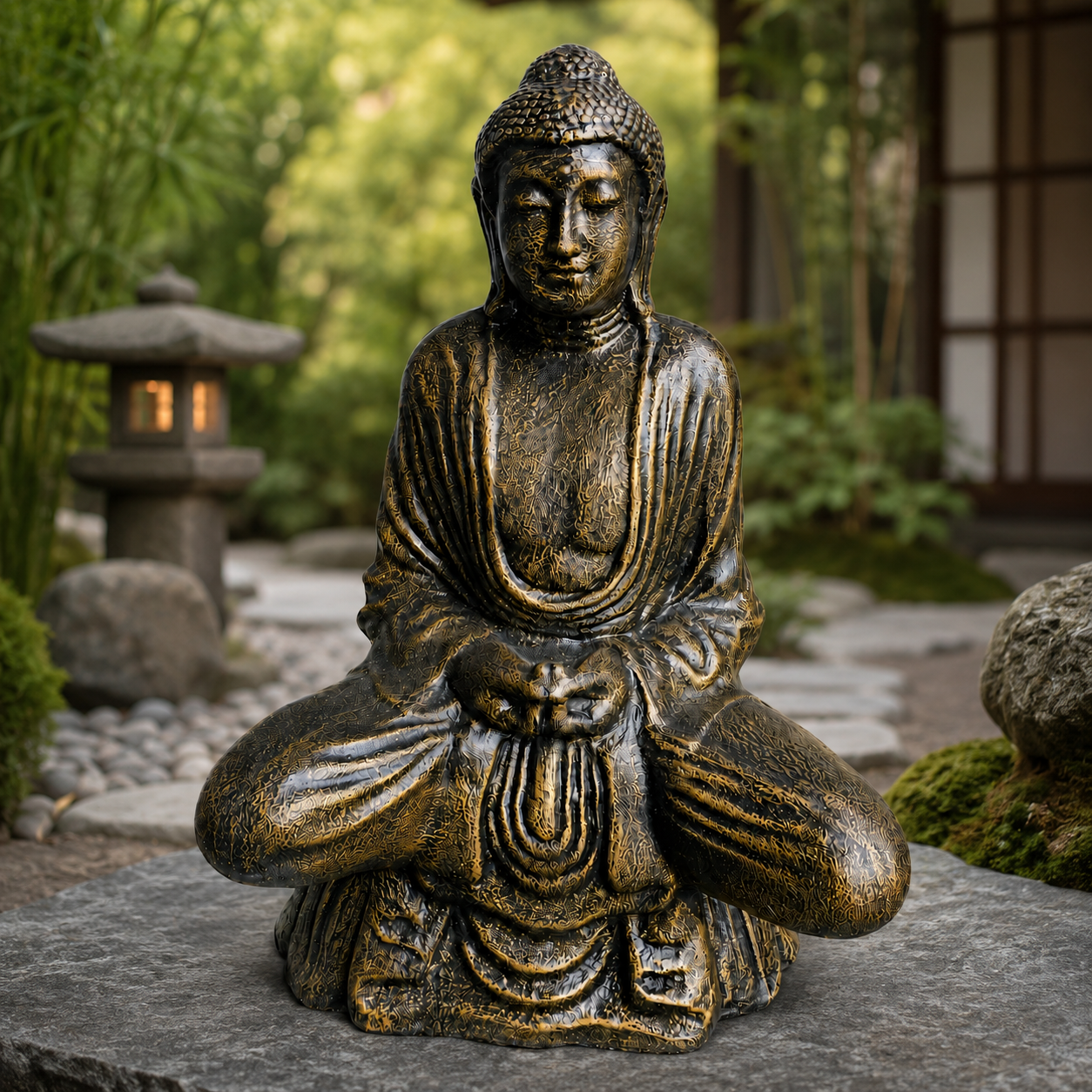 Antique Giant Buddha Statues
