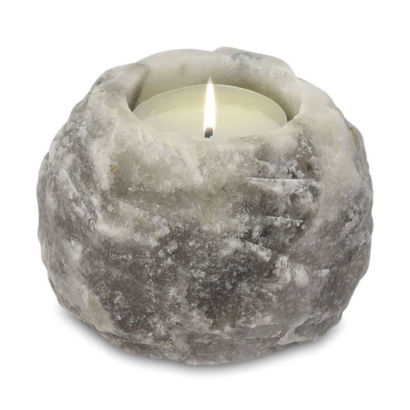 Bougeoir en Sel Gris 600-800g