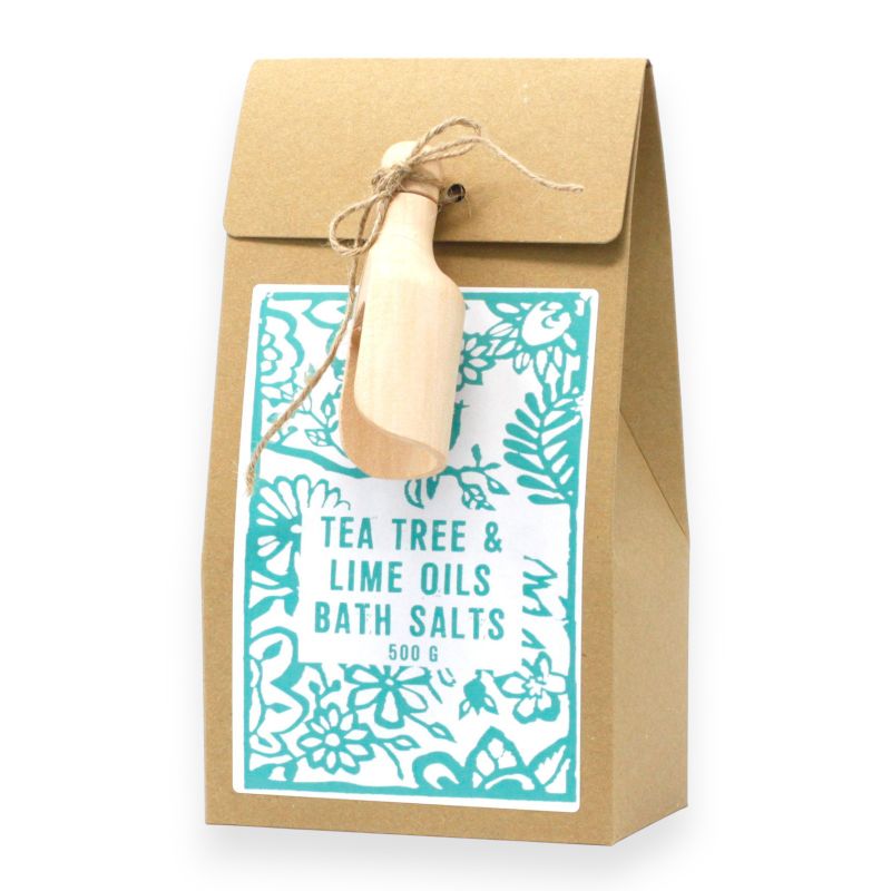 Himalayan Bath Salts 500g - Tea Tree, Lime