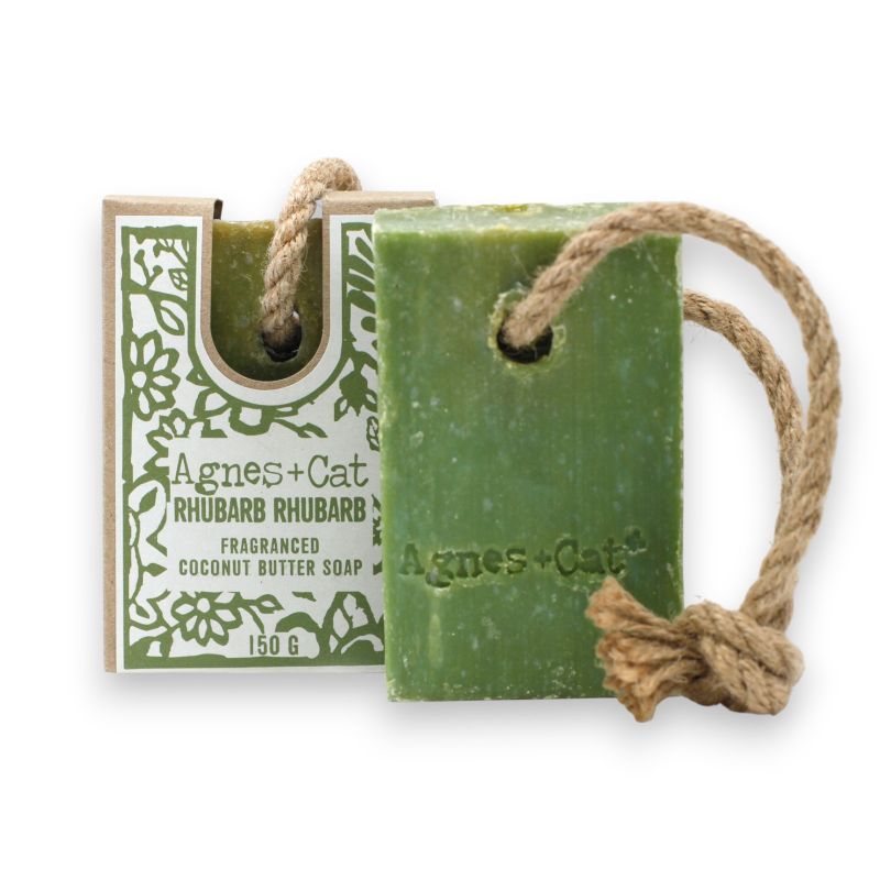 Soap On A Rope 150g - Rhubarb Rhubarb