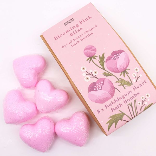 Coffret cadeau coeur de bain Blooming Pink Bliss