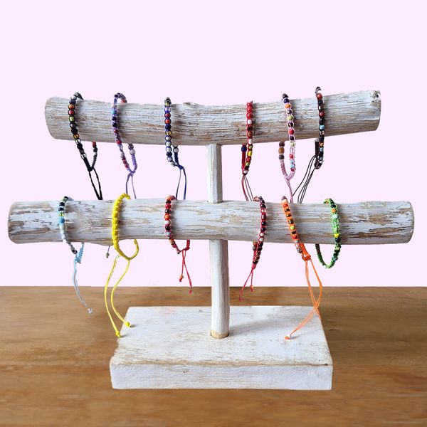Bracelets d'Amitié Faits Main - Petites Perles (asst)