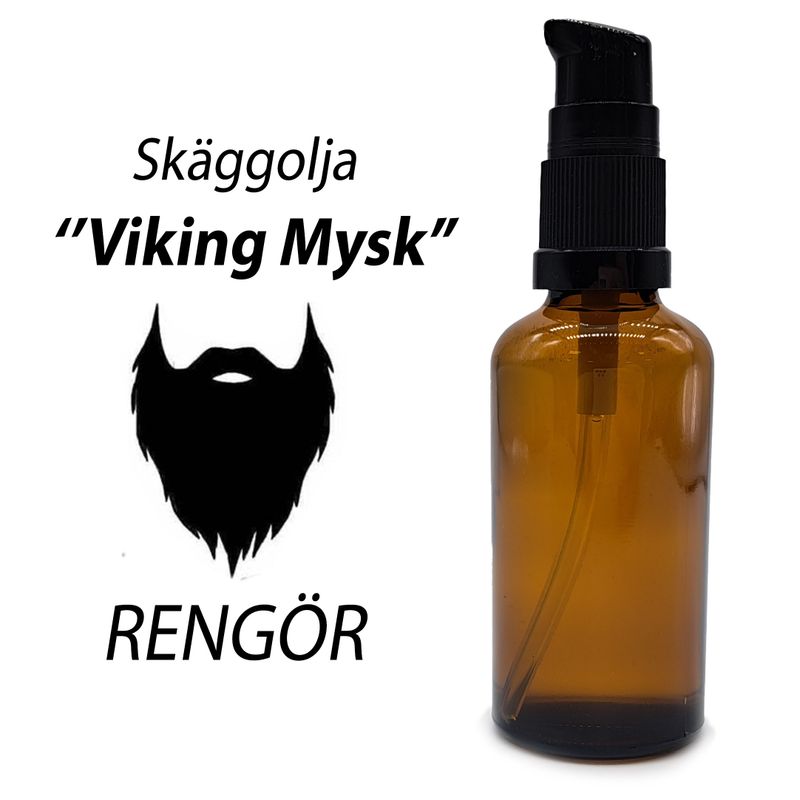 50ml Olej na Bradu - Vikingské Pižmo - Bez Etikety