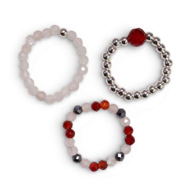 Ring Sets Nymph Spirit Gemstone - Love & Flame