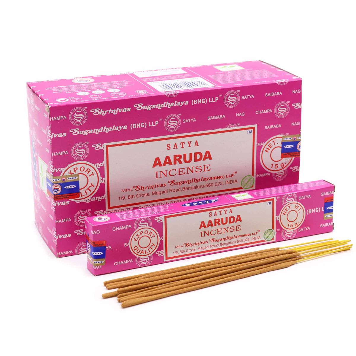 Bastões de incenso Satya 15 g - Aaruda