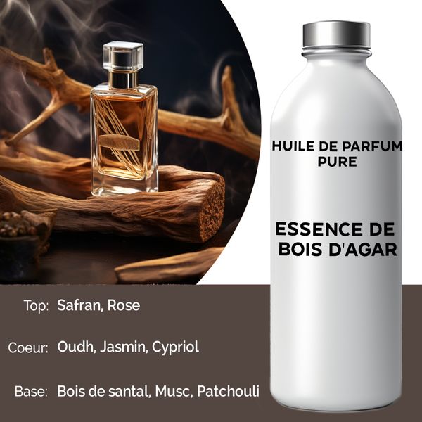 Huile de Parfum Pure - Essence de bois d'agar - 500ml