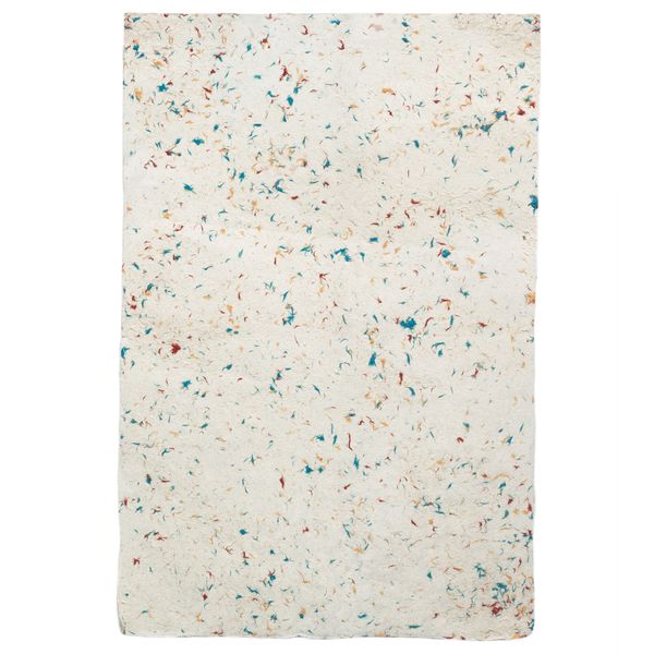 Lokta Hantverks-/Omslagspapper (51x76cm) - Bomull med Blandade Blommor