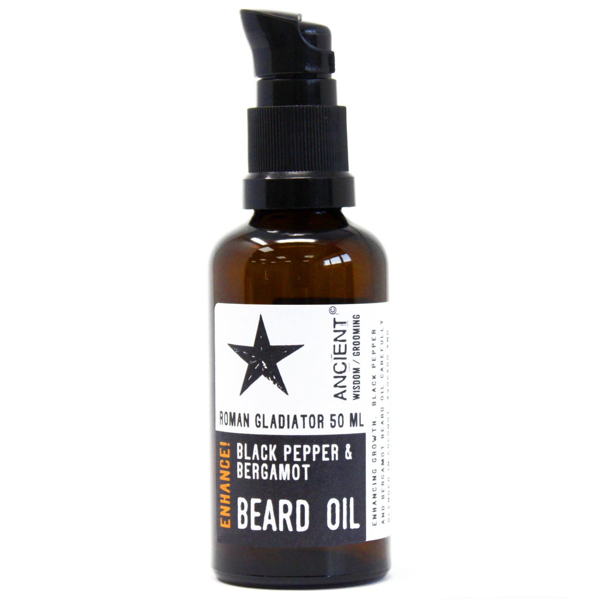 Óleo para barba 50 ml - Gladiador Romano - Melhora!