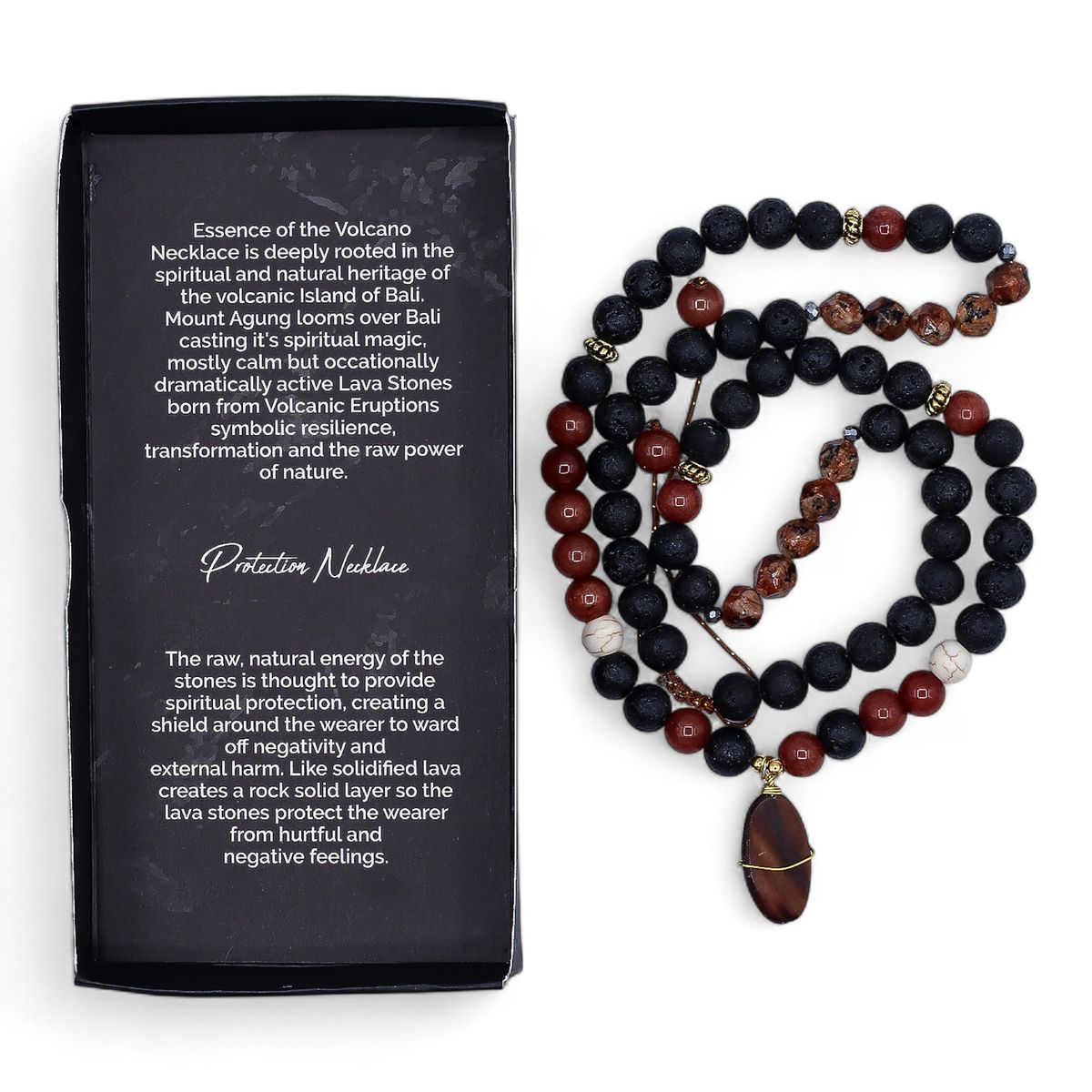 Colar Essência do Vulcão - Proteção