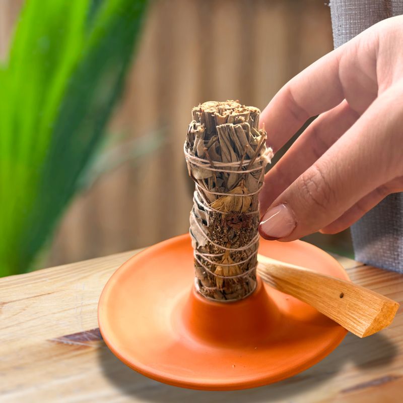 Support Brûleur de Palo Santo et Encensoirs