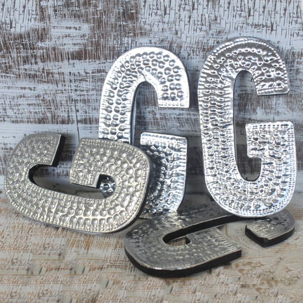 Petites Lettres en Aluminium – G