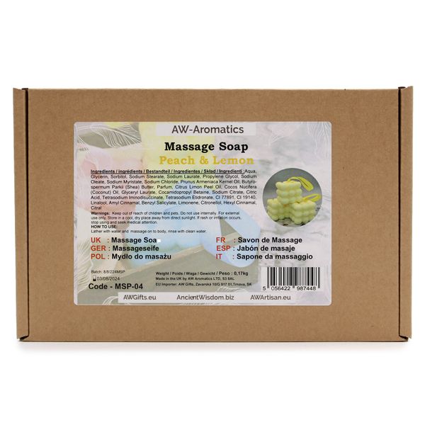 Savons de Massage - Pêche & Citron