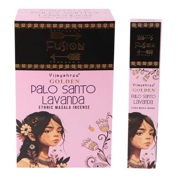 Varas de Palo Santo Dourado e Lavanda 15g