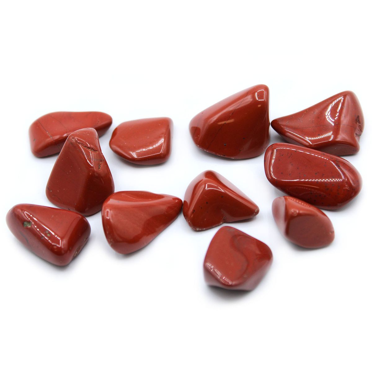 L Pedras roladas - Jaspe Vermelho