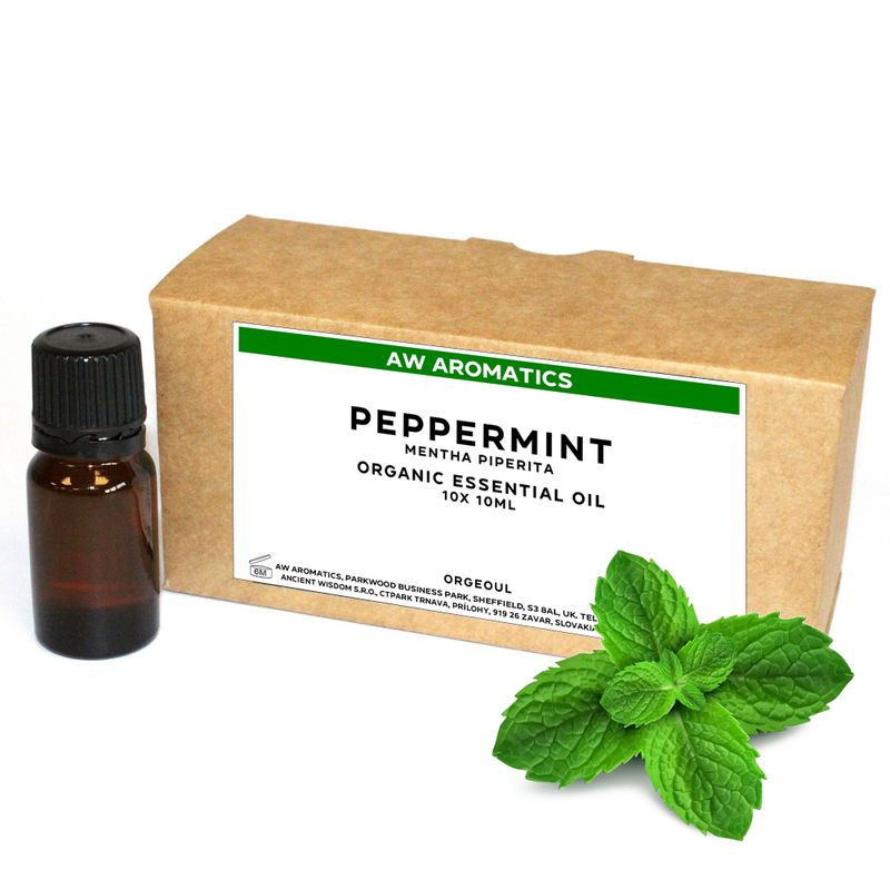 Huile Essentielle Bio Menthe poivrée 10ml - Sans étiquette