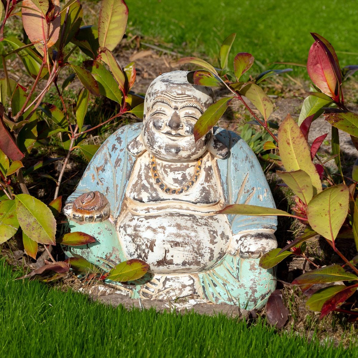 Estátuas de Buda Vintage Esculpidas à Mão