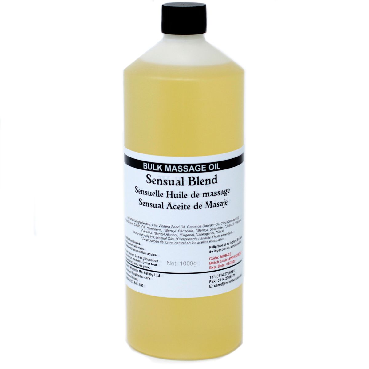 Óleo de Massagem 1 kg - Sensual