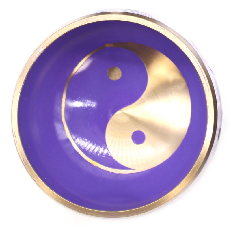 Set Zvučna Zdjela Yin & Yang - Bijela/Ljubičasta 10.7cm