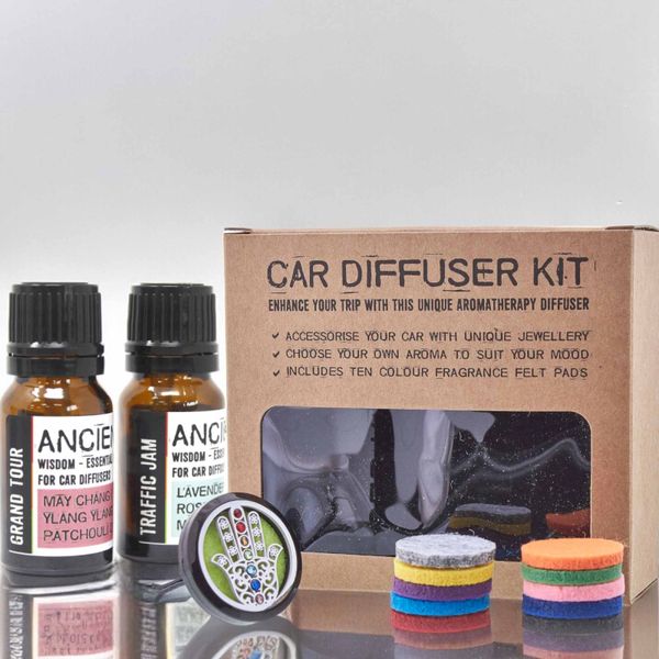 Set de Început cu Amestecuri Aromaterapie pentru Difuzoare Auto