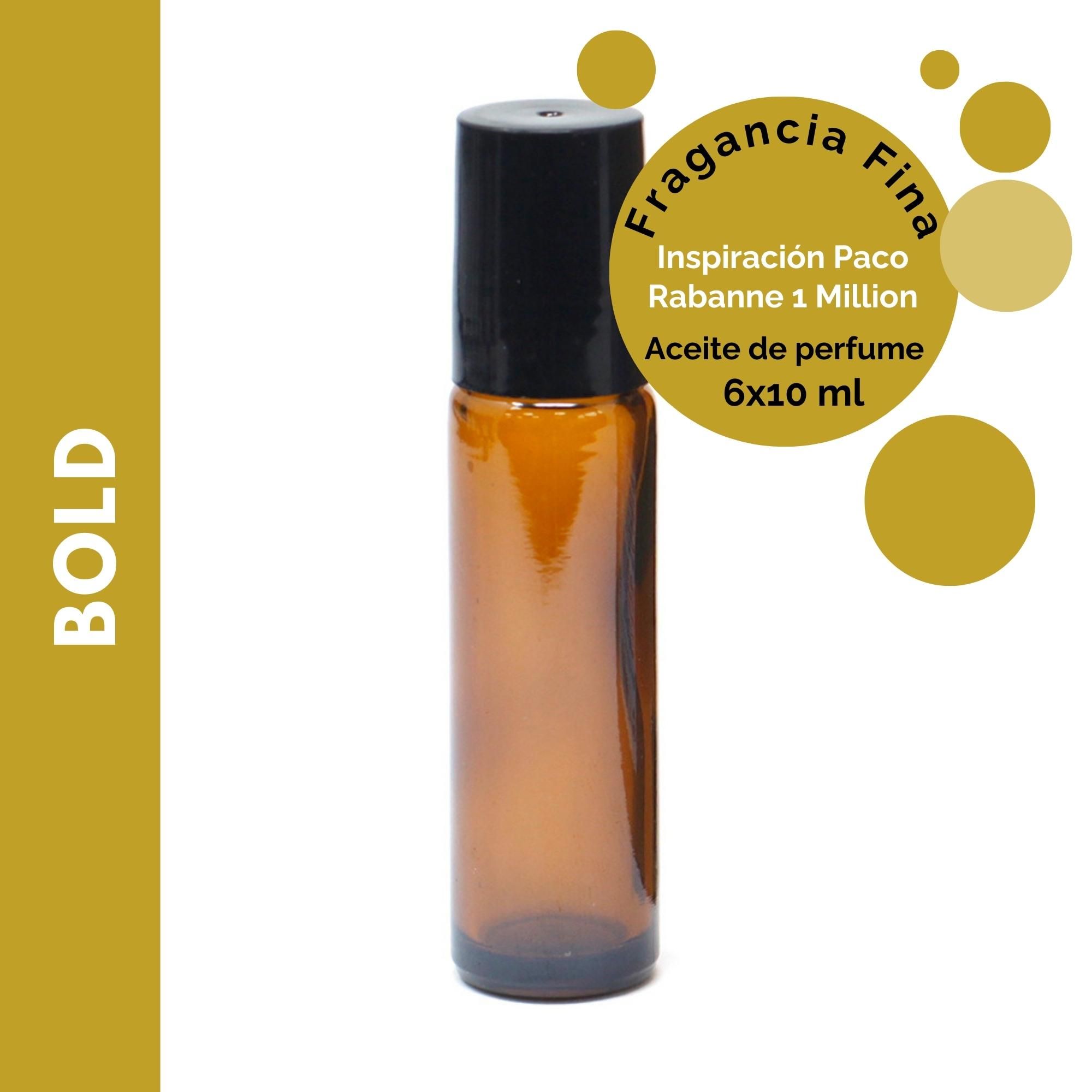 Aceite de Perfume Roll On 10ml - Sin Etiqueta-  Bold