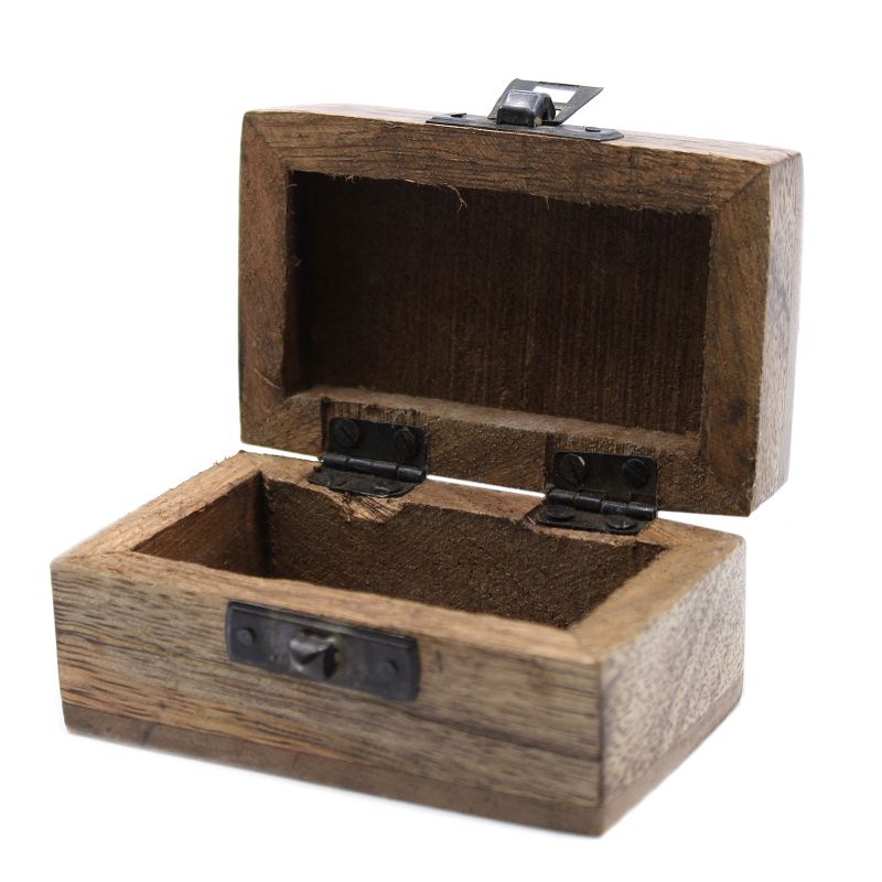 Boite en Bois Blanchi - Petit - Design Slave
